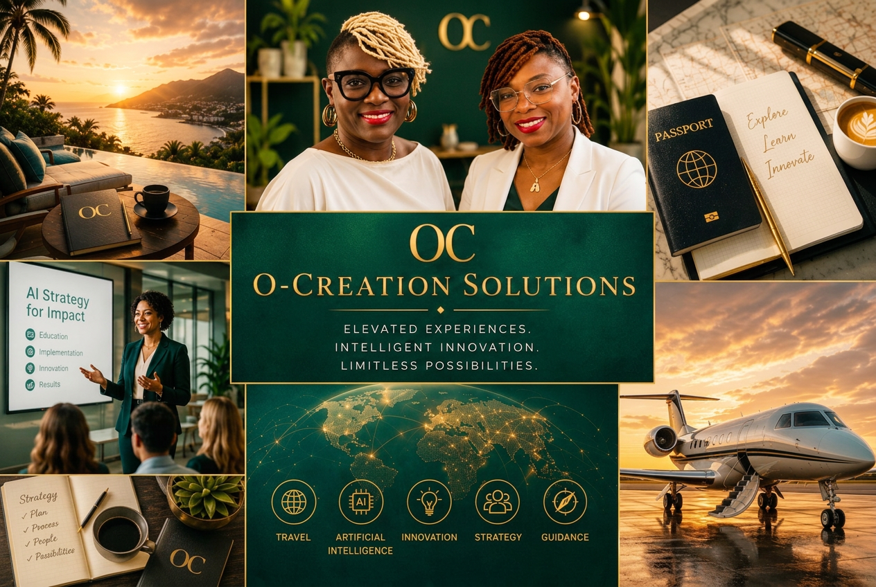 Luxury travel and intelligence, the O-Creation aesthetic.